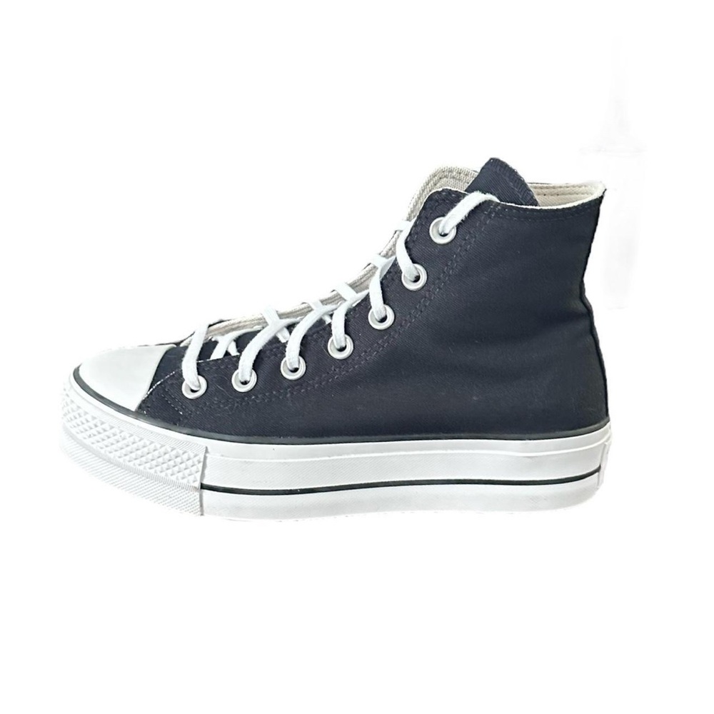 Black Platform Hightop Converse